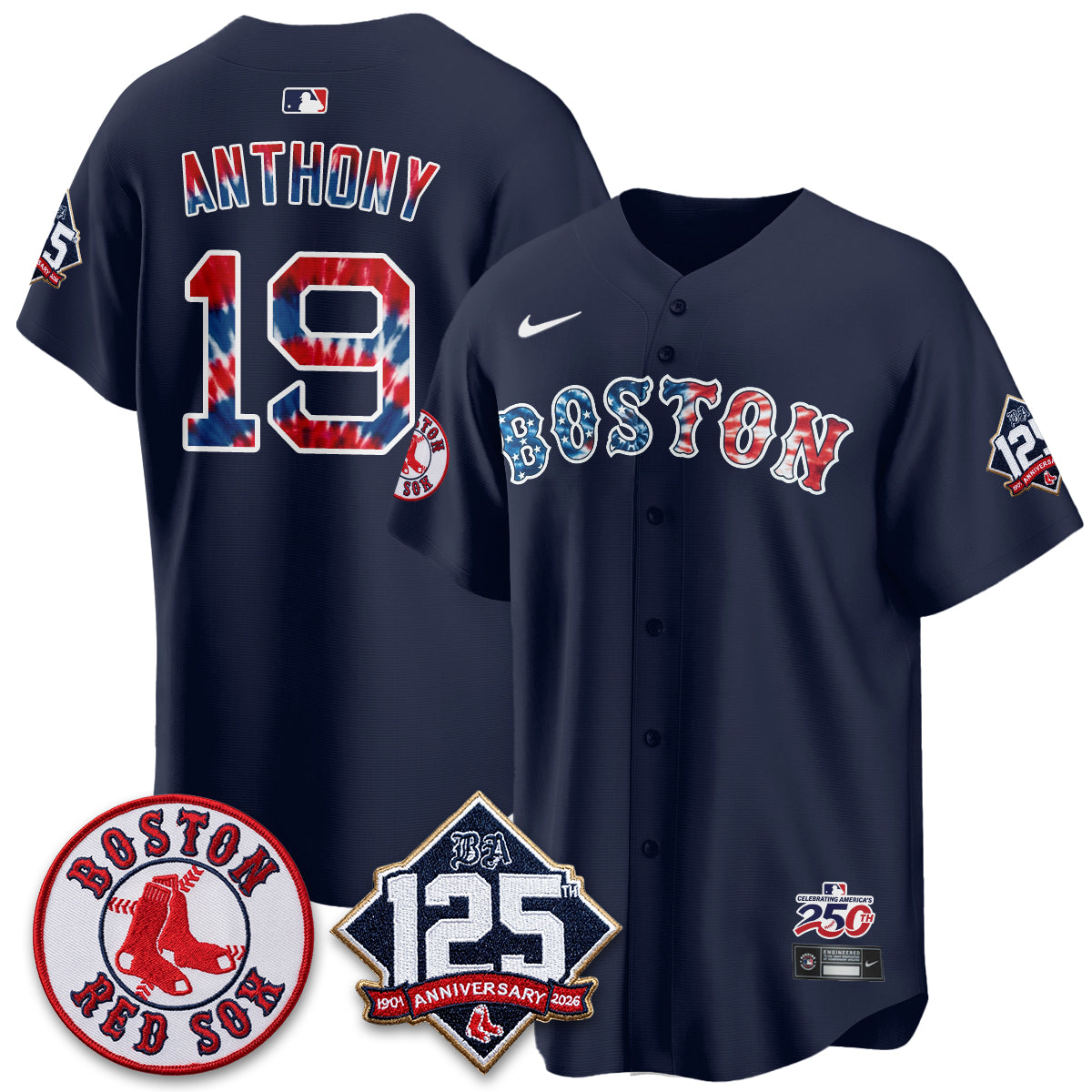 BOS Americana 2026 Vapor Limited Jersey - Stitched-DTD