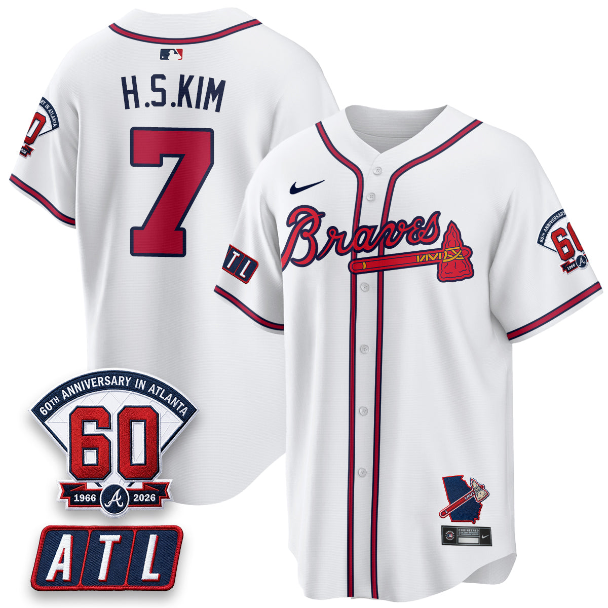 ATL 2026 60th Anniversary Vapor Limited Jersey - All Stitched-DTD