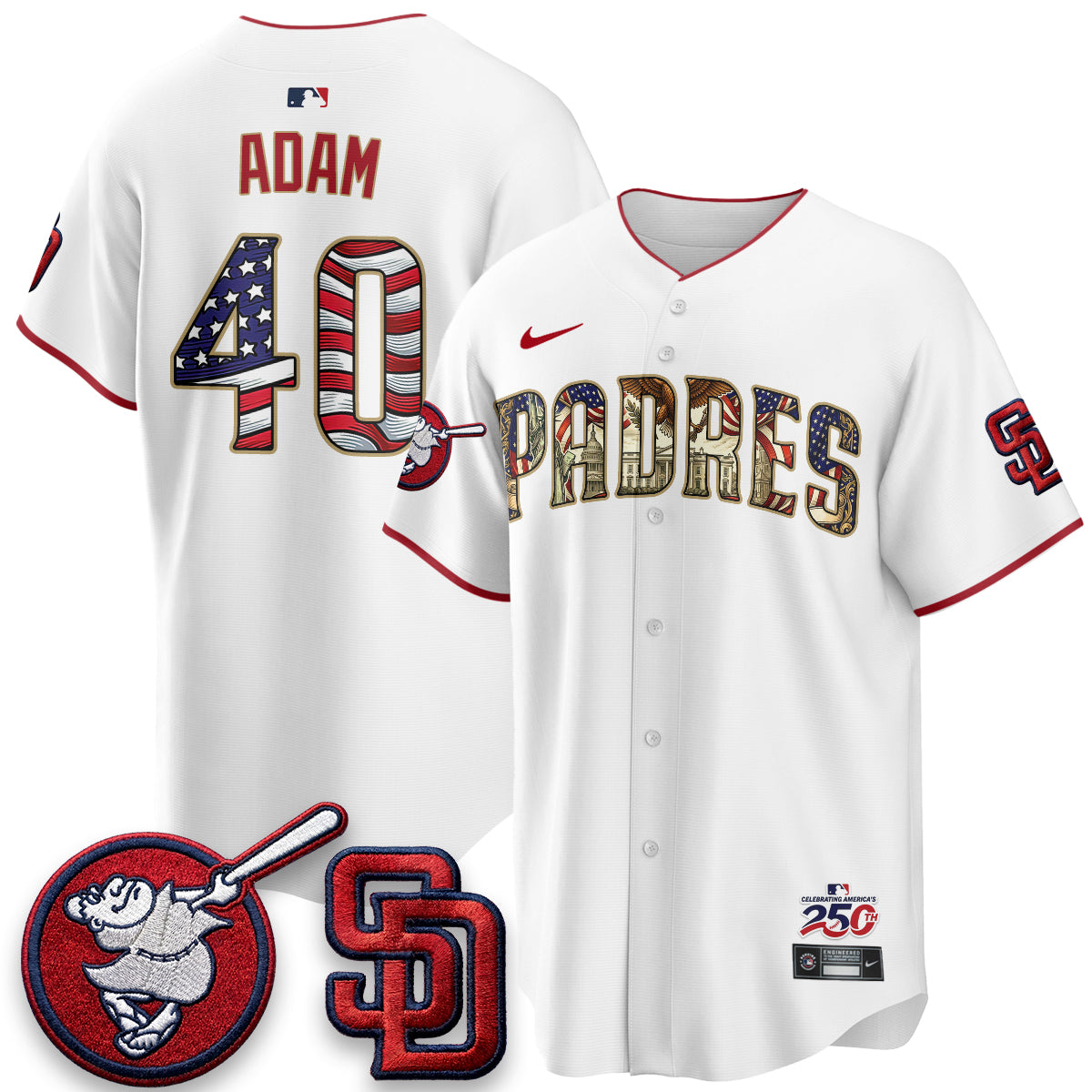 SD 2026 Independence Day USA Vapor Limited Jersey - Stitched-DTD