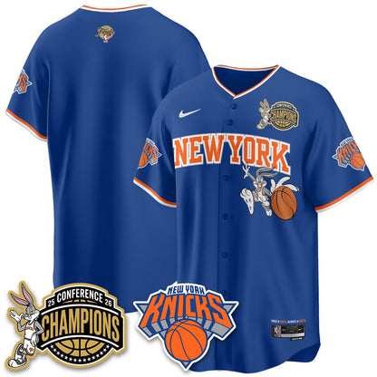 NYK 2026 NBA Finals x Bunny Vapor Jersey V2- Stitched-DTD