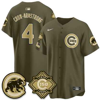CHC New Era Olive 2026 Armed Forces Day Jersey -All Stitched-DTD