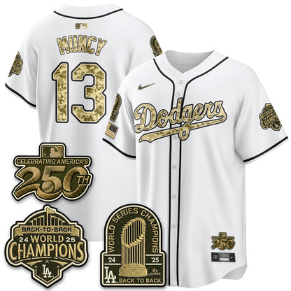 LAD Military Appreciation Game Day Jersey V2 - Stitched-DTD