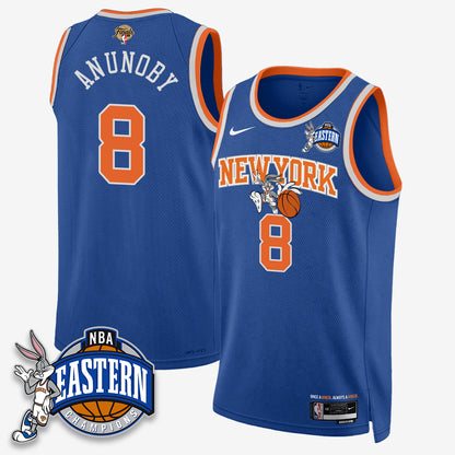NYK 2026 NBA Finals x Bunny Vapor Jersey - Stitched-DTD
