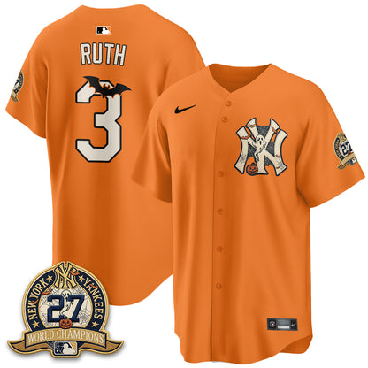 NYY Halloween 2026 Vapor Limited Jersey - Stitched-DTD