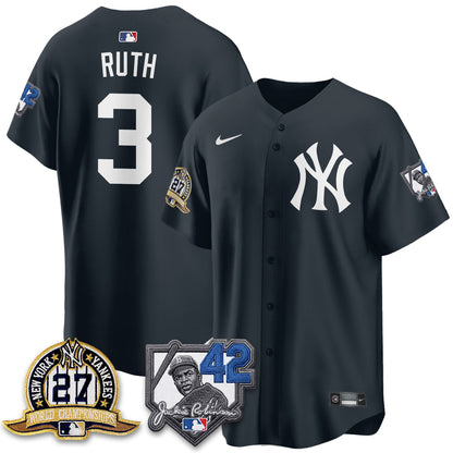 NYY 2026 Jackie Robinson Day Vapor Limited Jersey - All Stitched-DTD