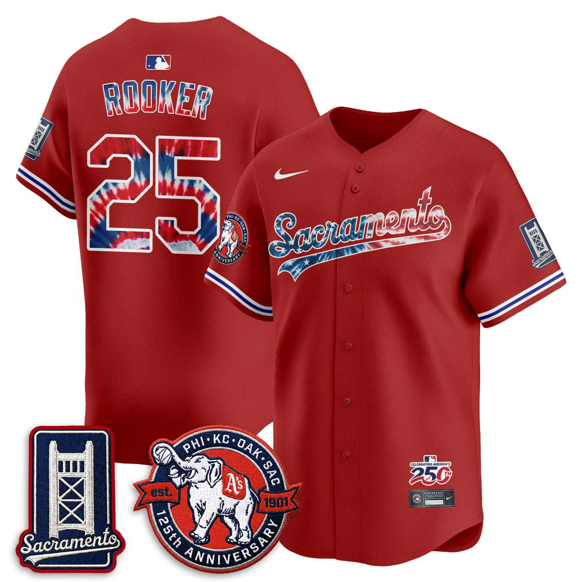 OAK Americana 2026 Vapor Limited Jersey - Stitched-DTD