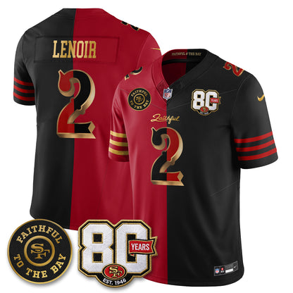 SF “Rivalries” Vapor Limited Jersey - Faithful To The Bay Patch - All Stitched-DTD