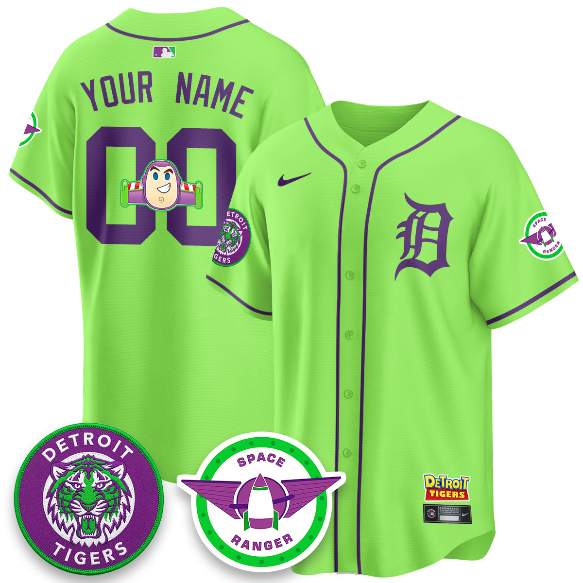 DET 2026 Space Ranger Edition Vapor Limited Custom Jersey - Stitched-DTD