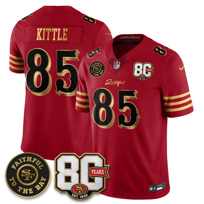 SF “Rivalries” Vapor Limited Jersey - Faithful To The Bay Patch - All Stitched-DTD