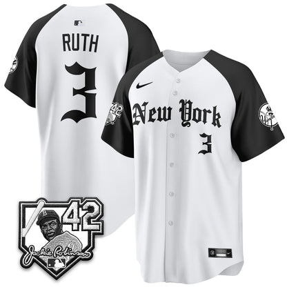 NYY 2026 Jackie Robinson Day Gothic Vapor Limited Jersey - All Stitched-DTD