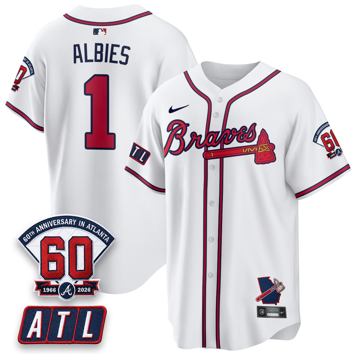 ATL 2026 60th Anniversary Vapor Limited Jersey - All Stitched-DTD