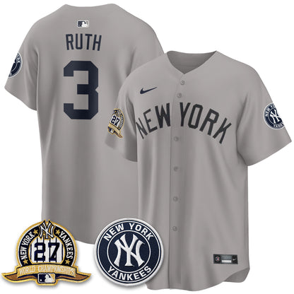 NYY Alternate Jersey - All Stitched-DTD