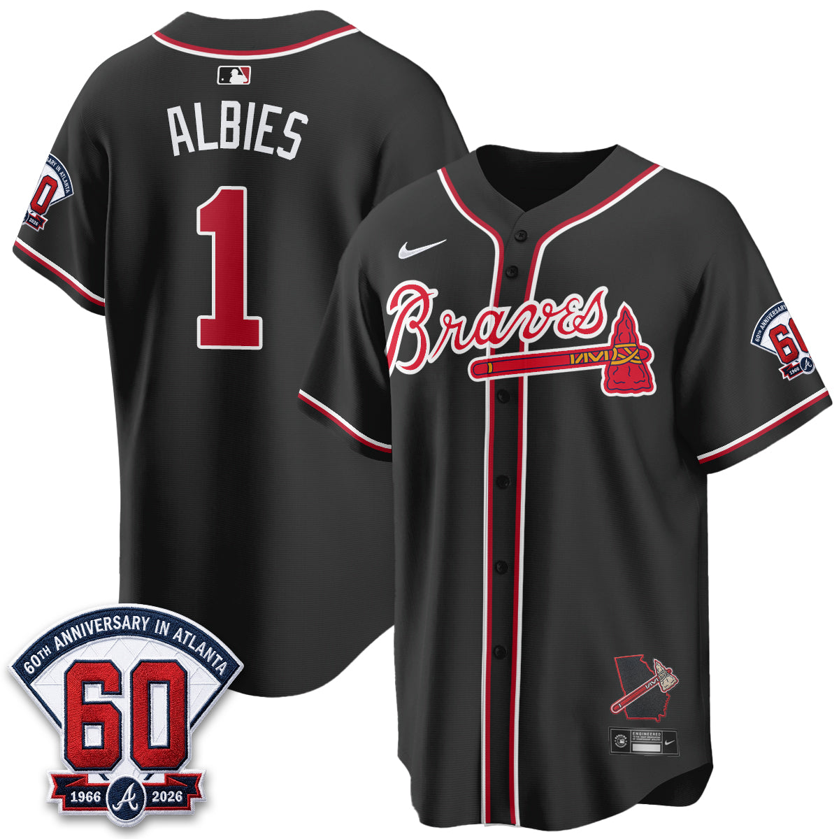 ATL 2026 Black Out Style Vapor Limited Jersey - All Stitched-DTD