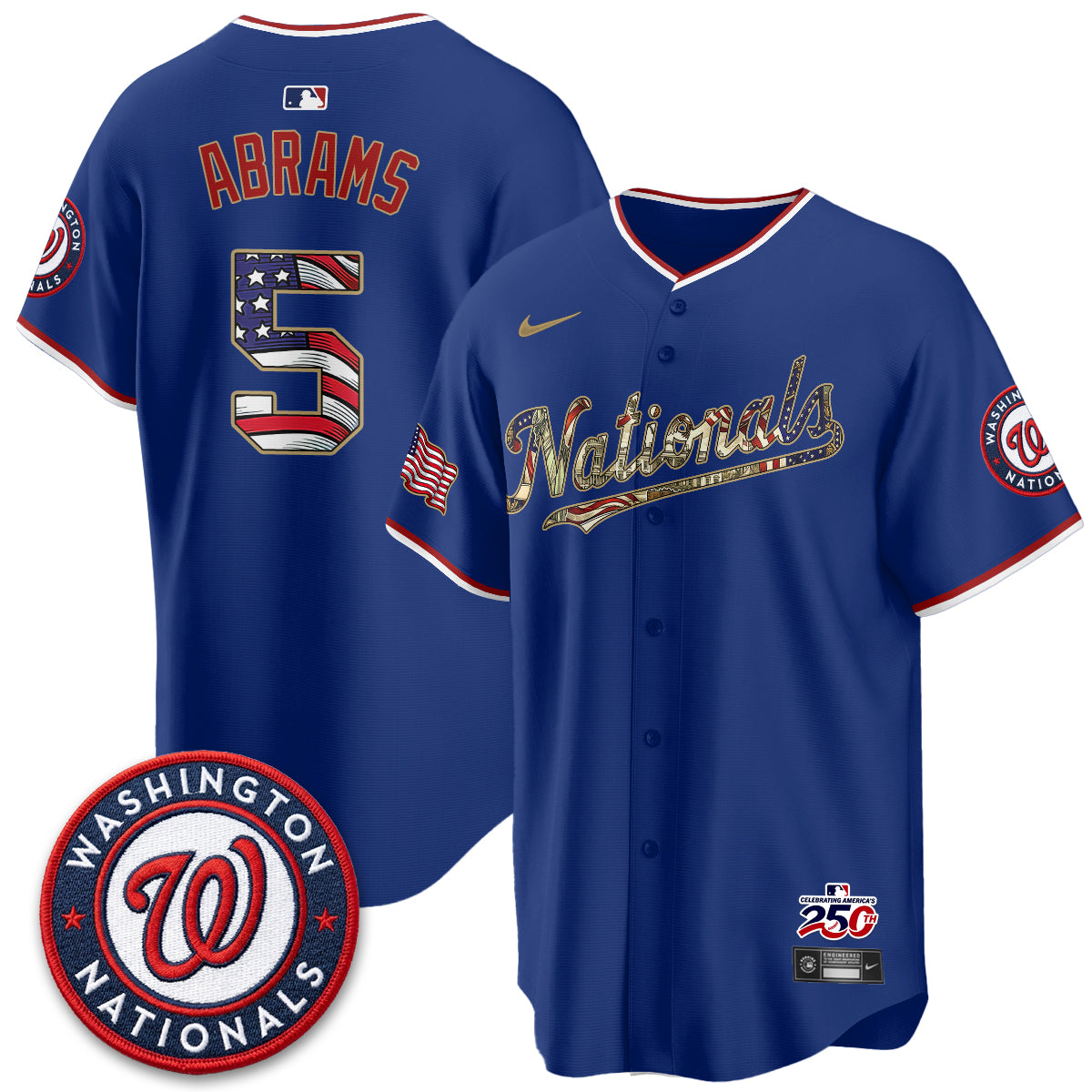 WSH 2026 Independence Day USA Vapor Jersey - Stitched-DTD