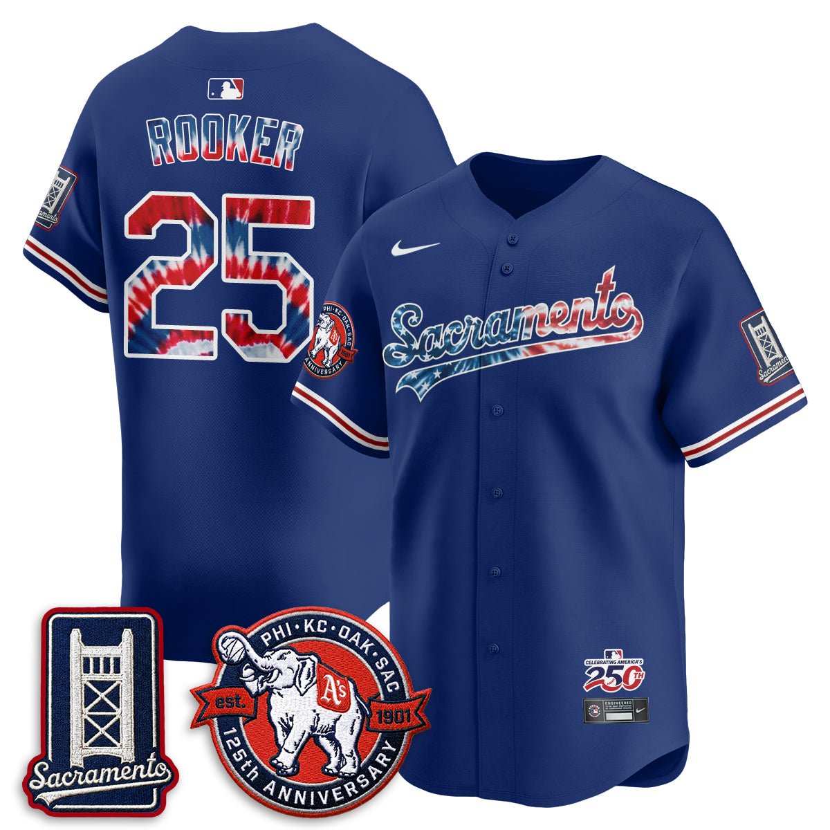 OAK Americana 2026 Vapor Limited Jersey - Stitched-DTD