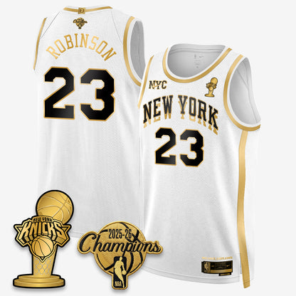 NYK 2026 NBA Champions Gold Edition Vapor Jersey - Stitched-DTD