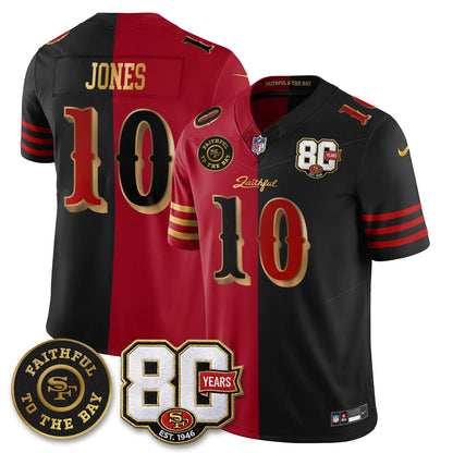 SF “Rivalries” Vapor Limited Jersey - Faithful To The Bay Patch - All Stitched-DTD