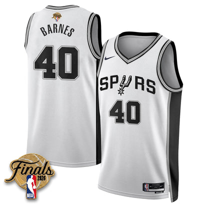SAS 2026 NBA Western Conference Champions Vapor Jersey V2- Stitched-DTD
