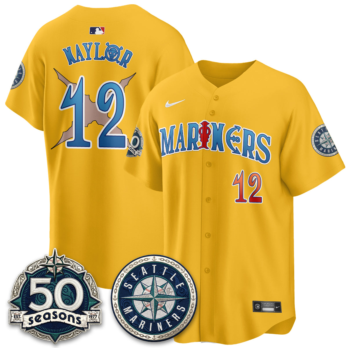 SEA x Japanese Cartoon Vapor Limited Jersey - Stitched-DTD