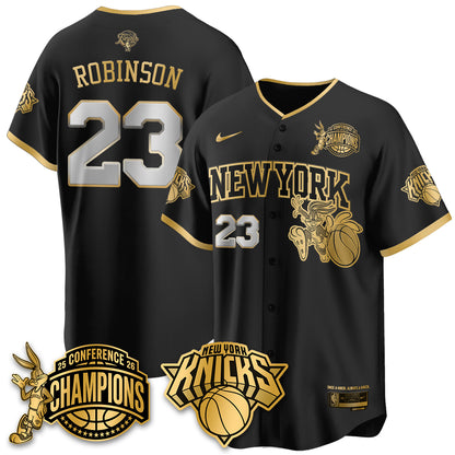 NYK 2026 NBA Finals x Bunny Vapor Jersey V2- Stitched-DTD