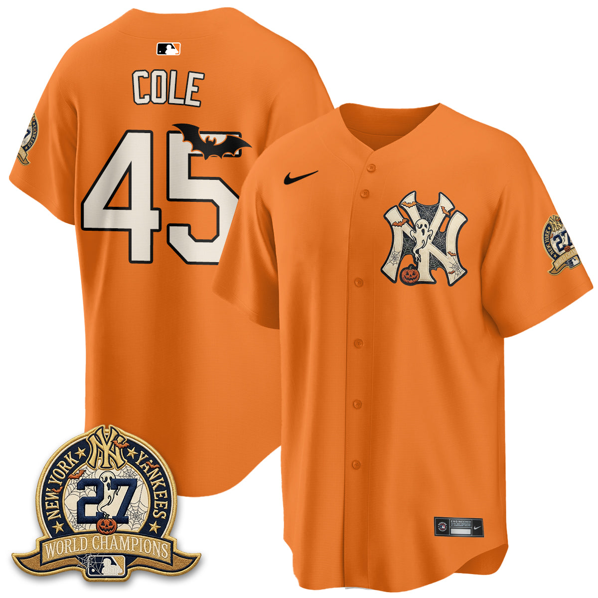 NYY Halloween 2026 Vapor Limited Jersey - Stitched-DTD