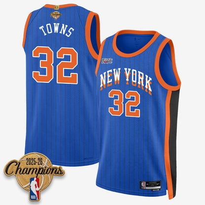 NYK 2026 Basketball Champions Vapor Jersey V2- Stitched-DTD