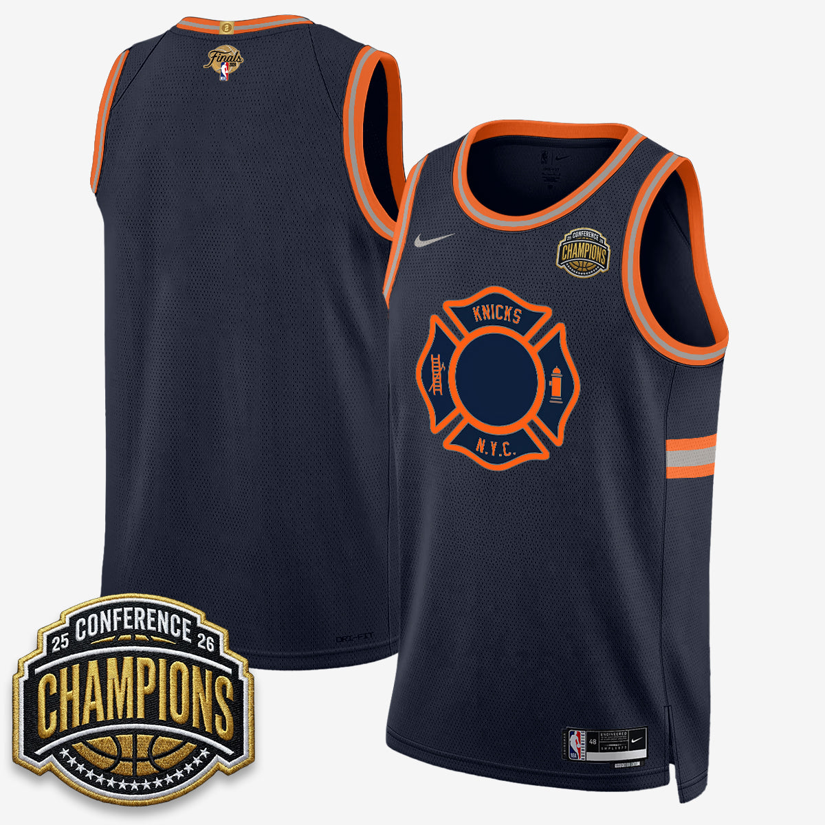 NYK 2026 NBA Finals City Edition Jersey V3- Stitched-DTD