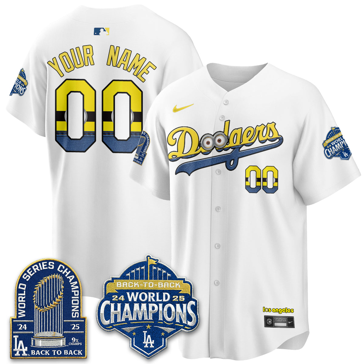 LAD x Yellow Capsules Vapor Custom Jersey - Stitched-DTD