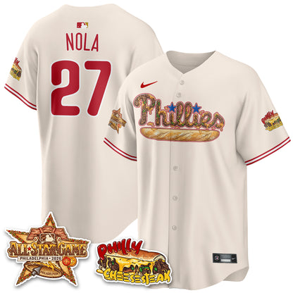 Philadelphia Phillies Cheesesteak Edition Vapor Limited Jersey - Stitched-DTD