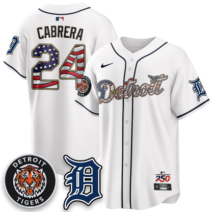 DET 2026 Independence Day USA Vapor Limited Jersey - Stitched-DTD