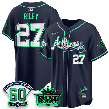 ATL x Atliens Cool Base Galaxy Version Jersey - Stitched-DTD