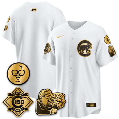 CHC 150th Anniversary Harry Caray Holy Cow Vapor Premier Limited Jersey - All Stitched V3-DTD