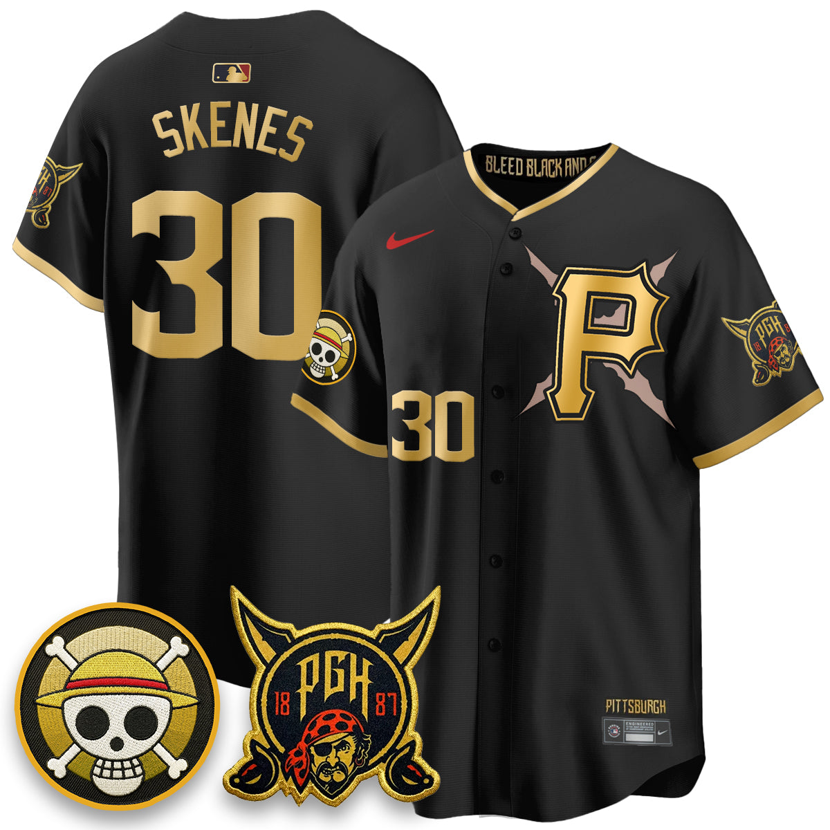 PIT 2026 City Connect x One Piece Vapor Limited Jersey - All Stitched-DTD