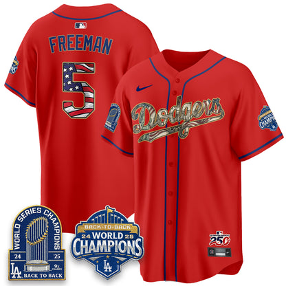 LAD 2026 Independence Day USA Vapor Limited Jersey - Stitched-DTD