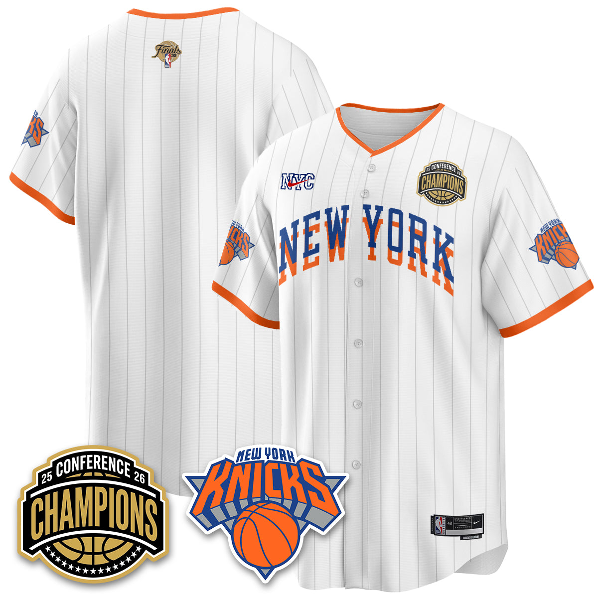 NYK 2026 NBA Finals Vapor City Edition Jersey V2- Stitched-DTD