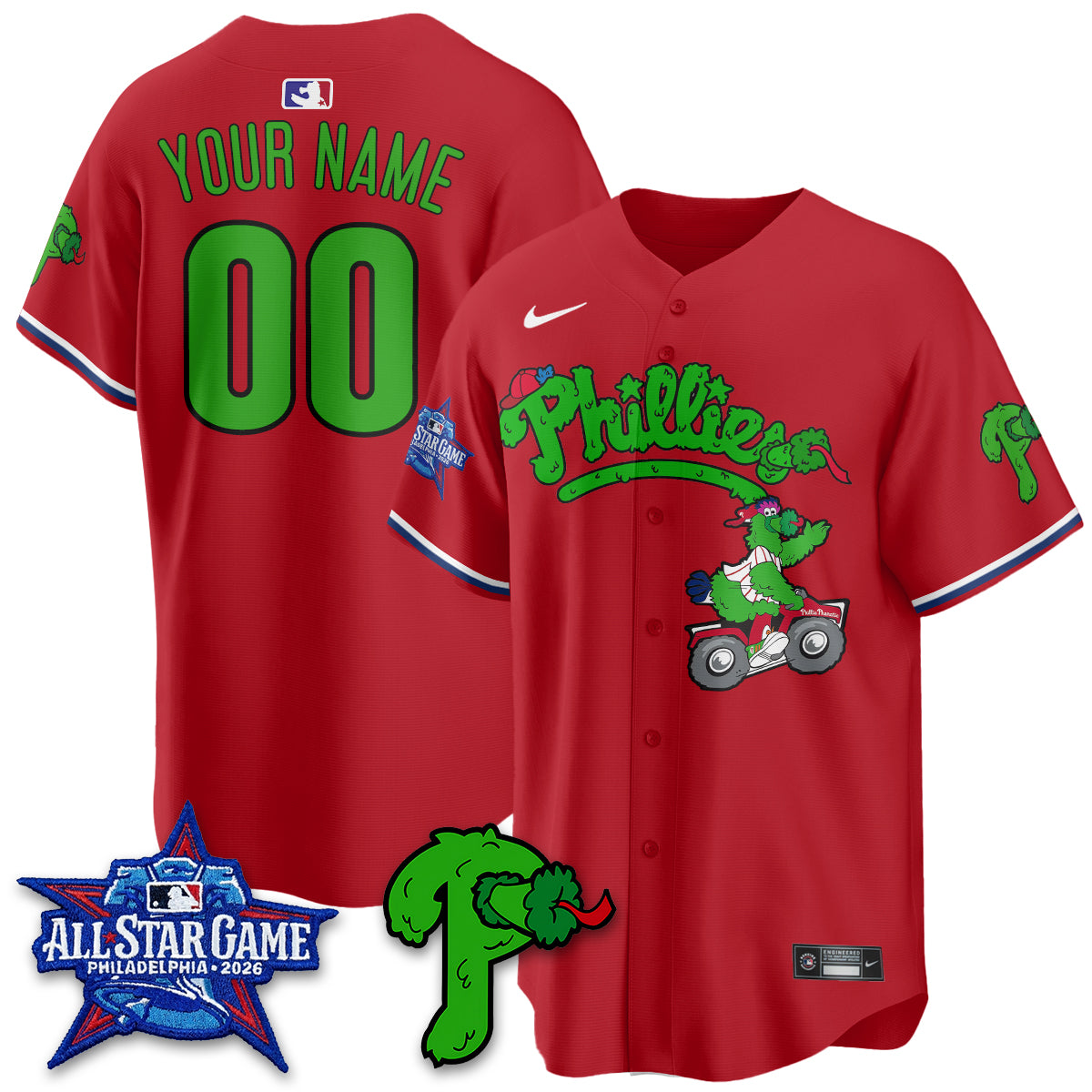 PHI Phanatic Vapor Limited Custom Jersey V2- Stitched-DTD