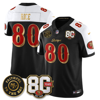 SF “Rivalries” Vapor Limited Jersey - Faithful To The Bay Patch - All Stitched-DTD