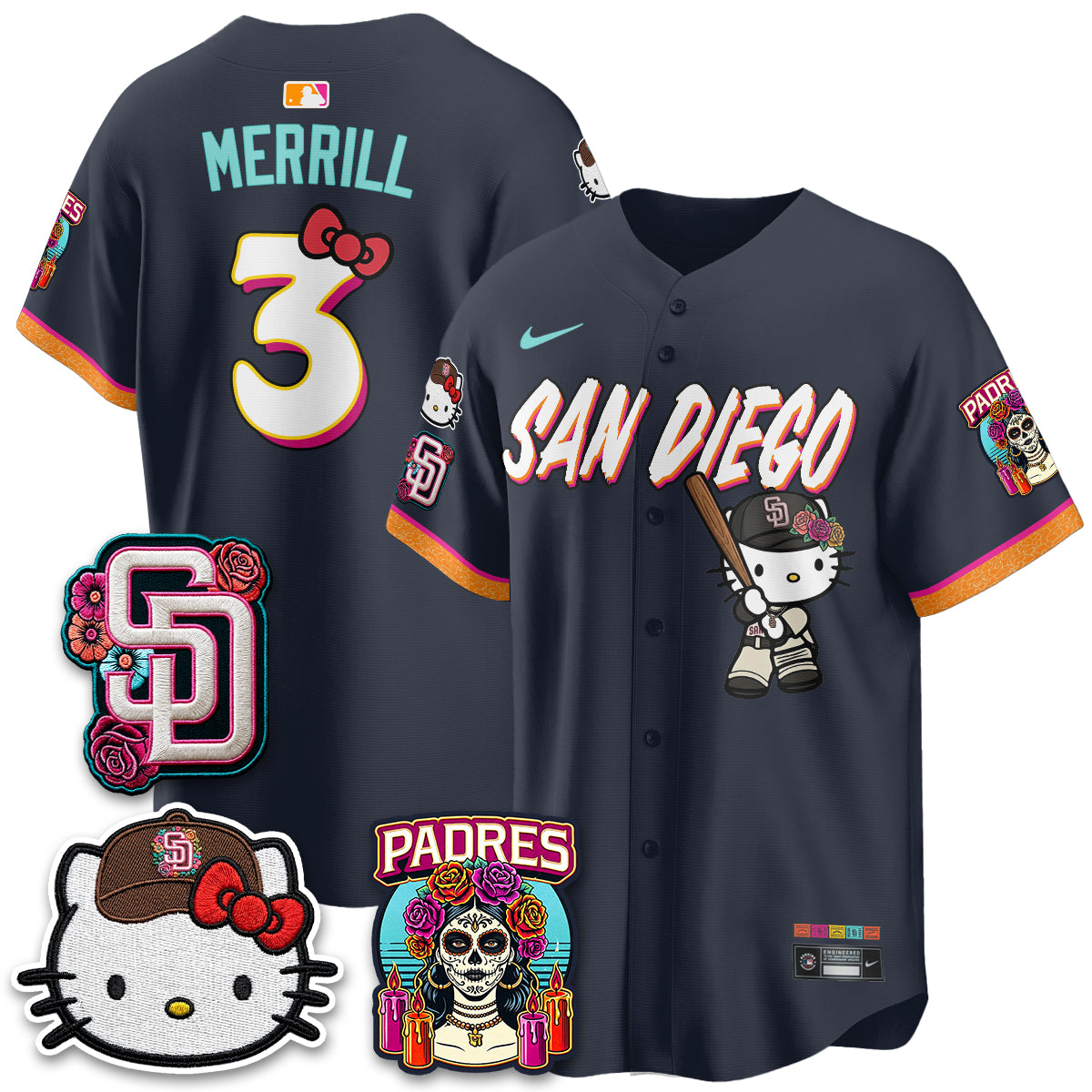 SD 2026 City Connect x Meow KT Vapor Limited Jersey - All Stitched-DTD