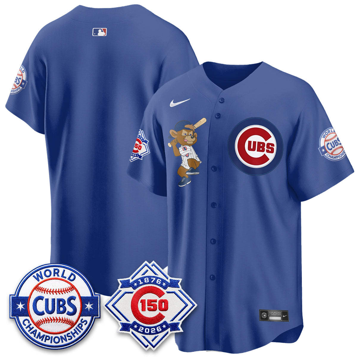 Chicago Cubs Clark Edition Vapor Limited Jersey - Stitched-DTD