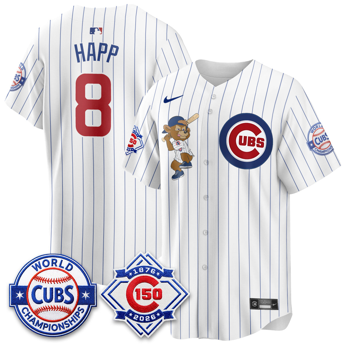 Chicago Cubs Clark Edition Vapor Limited Jersey - Stitched-DTD