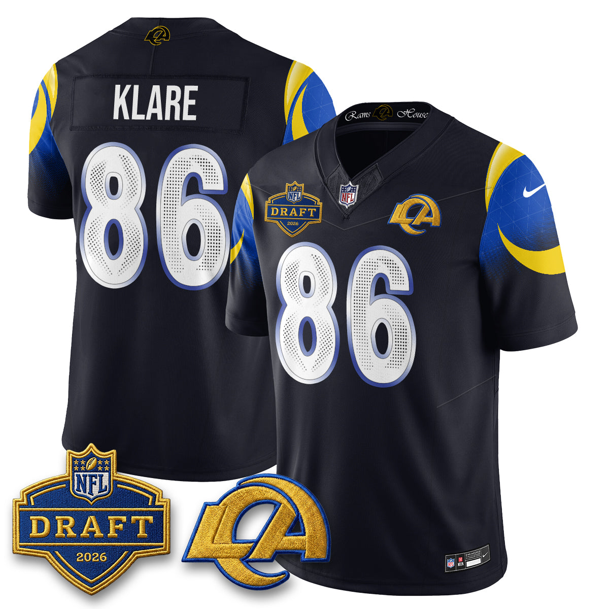 LAR 2026 NFL Draft Jersey - All Stitched-DTD