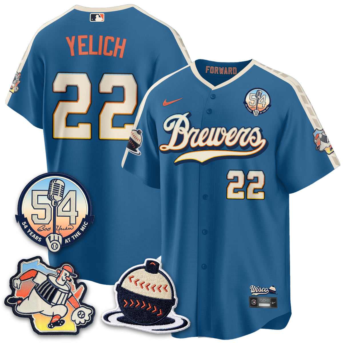 MIL 2026 City Connect Bob Uecker Vapor Limited Jersey - All Stitched V1-DTD