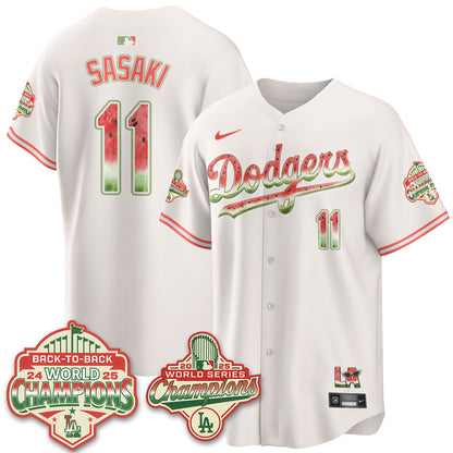 LAD National Watermelon Day Vapor Jersey - Stitched-DTD