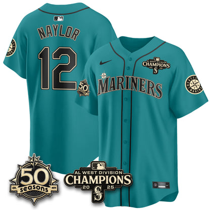 SEA Vapor Premier Limited Jersey - 50th Anniversary & AL West Division Champions - Steelheads Community Funds - All Stitched-DTD