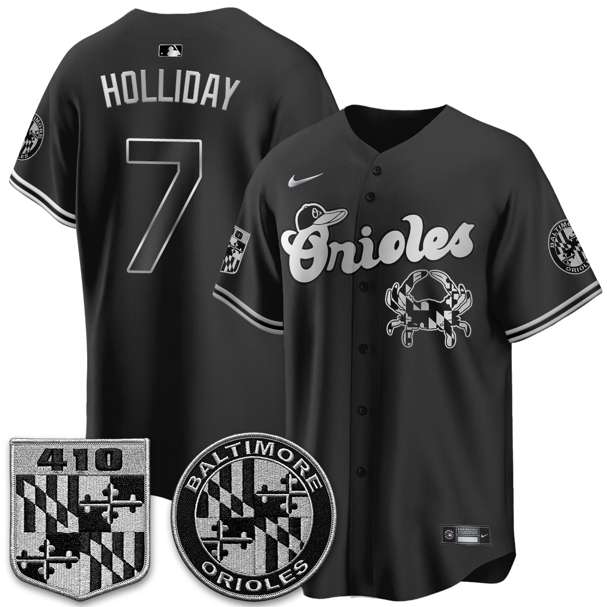 BAL Maryland Flag Vapor Limited Jersey - Stitched-DTD