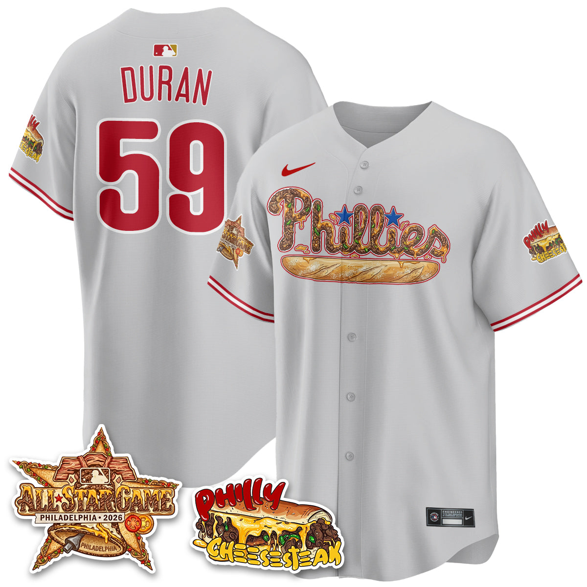 Philadelphia Phillies Cheesesteak Edition Vapor Limited Jersey - Stitched-DTD