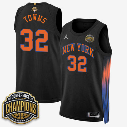 NYK 2026 NBA Finals City Edition Jersey V3- Stitched-DTD