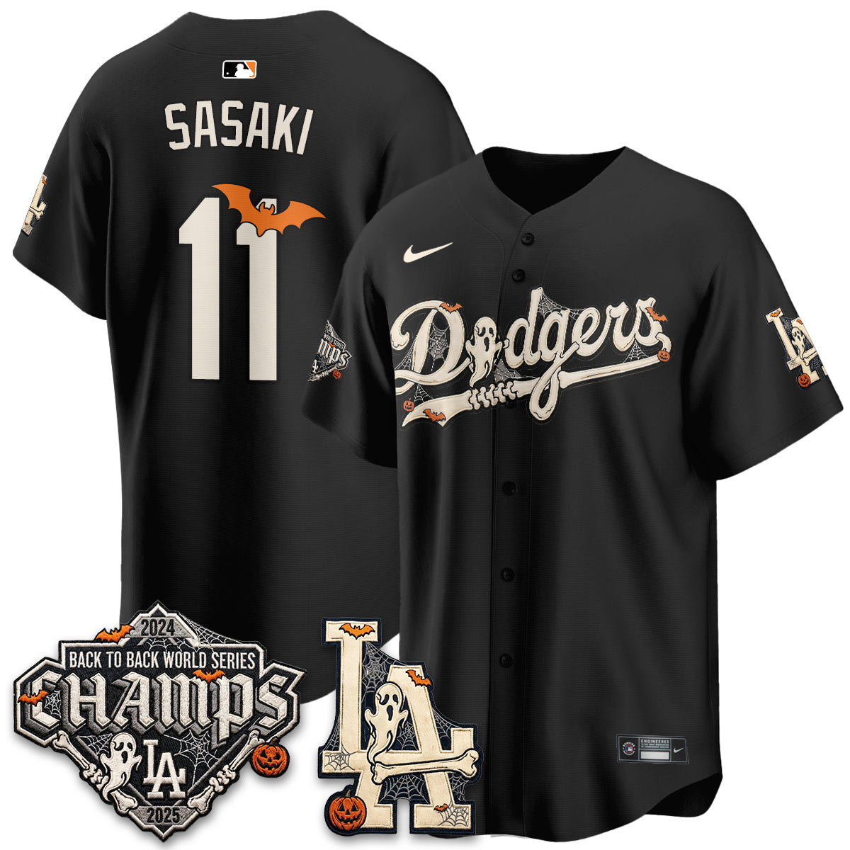 LAD Halloween 2026 Vapor Jersey - Stitched-DTD