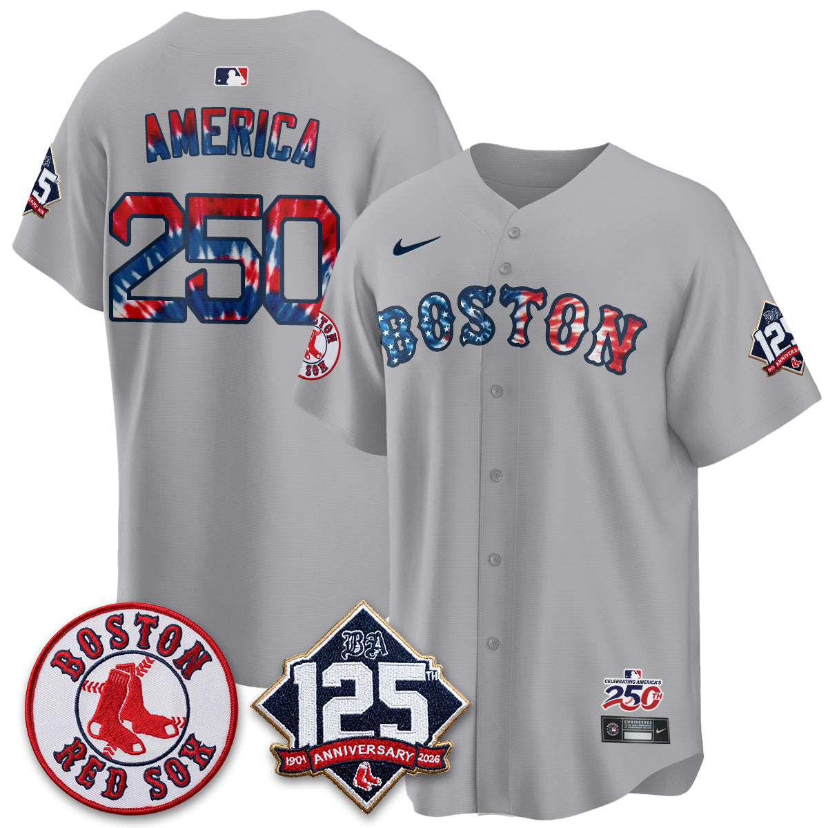 BOS Americana 2026 Vapor Limited Jersey - Stitched-DTD
