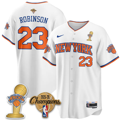NYK 2026 NBA Champions Vapor Jersey - Stitched-DTD
